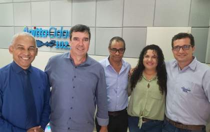 Eduardo Riedel, pré-candidato ao Governo de MS visita Grupo Agitta de Comunicações