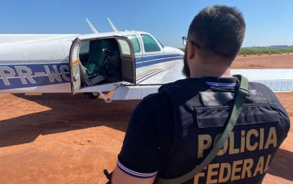 Droga apreendida em avião interceptado pela FAB está avaliada em R$ 12 milhões