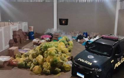 Operação apreende mais de 2,5 toneladas de drogas em galpão no interior de SP; um homem foi preso