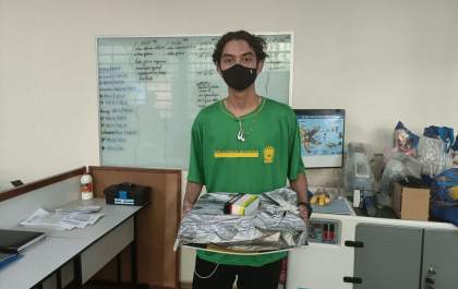 Estudante Éder Felipe é destaque em concurso nacional de desenho