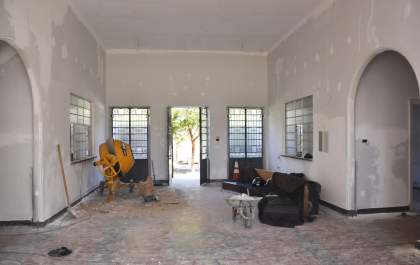 Reforma do antigo paço em Birigui está em andamento