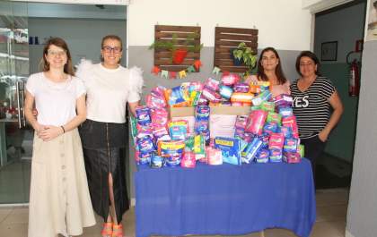 Campanha arrecadou mais de 2 mil absorventes em Birigui