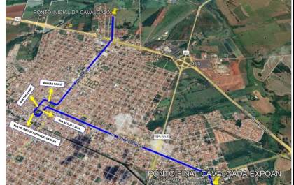 Sindicato divulga trajeto por onde vai passar a 10ª Cavalgada dos Amigos