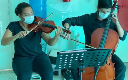 Pacientes do José Fortuna parabenizam a 6ª edição do programa Música Salva