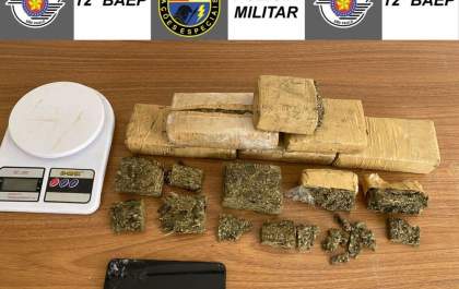 Baep prende homem com 3 quilos de maconha no Atlântico 2