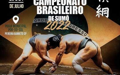 Pereira Barreto recebe 60º Campeonato Brasileiro de Sumô neste sábado e domingo