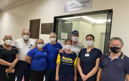 Governadora do Rotary Club defende mobilização regional pela reforma da UTI Coronariana da Santa Casa de Araçatuba