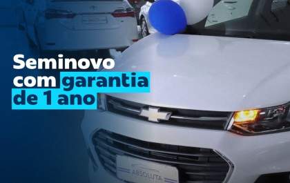 Absoluta Automóveis, 1 ano de garantia em veículos seminovos