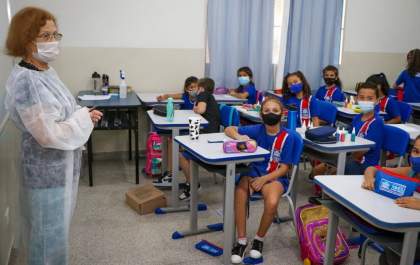 Alunos da REME voltam às salas de aula