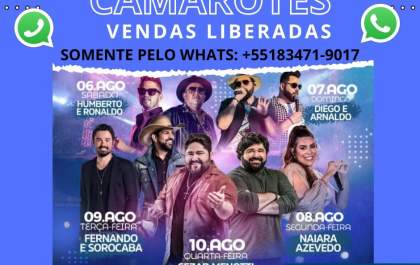Vendas dos camarotes para a 26ª Festa do Pescador já estão liberadas