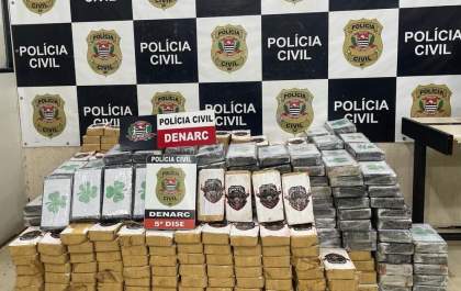 Após flagrante em Araçatuba, Polícia Civil apreende mais de 1,4 tonelada de cocaína no Estado
