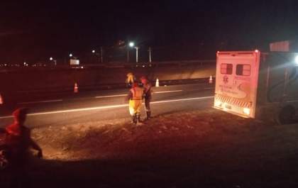 Atropelamento com vítima fatal na Rondon