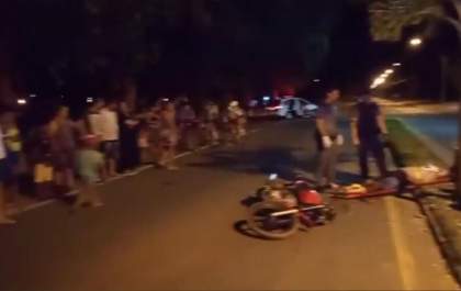Comerciante fica em estado gravíssimo ao se envolver em acidente com moto