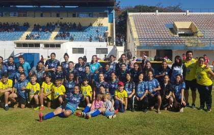 Futebol feminino araçatubense é campeão nos Jogos Regionais