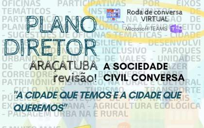 Movimento quer mobilizar população e lideranças de Araçatuba sobre a revisão do Plano Diretor