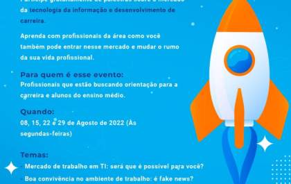 CEU das Artes de Birigui promove ciclo de palestras sobre mercado de TI