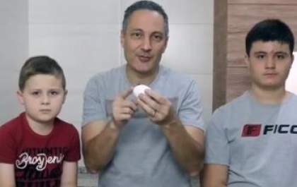 Pai usou confinamento da pandemia para criar canal Ciência em Família