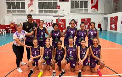 Basquete feminino está em 1° lugar no Campeonato Paulista