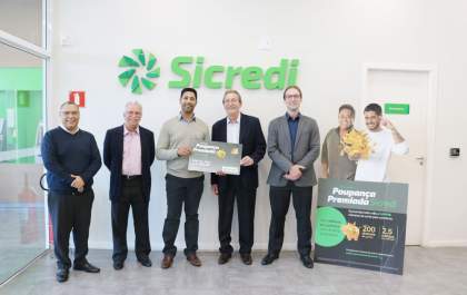 Associado do Sicredi em Ilha Solteira ganha prêmio em Promoção da Poupança