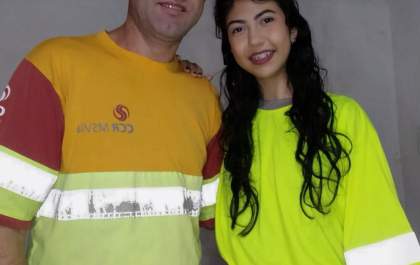 Pai e filha trilham um novo caminho trabalhando juntos na BR-163