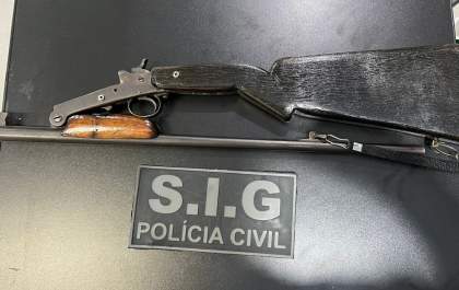 Homem é preso portando arma de fogo em Ivinhema