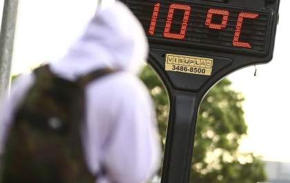 Massa de ar frio de origem polar derruba temperatura em São Paulo nos próximos dias