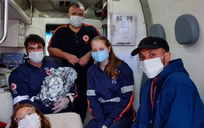 Equipe do SAMU faz parto de emergência em Três Lagoas