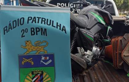 Moto furtada é encontrada no Novo Oeste em Três Lagoas