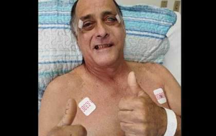 Comerciante envolvido em grave acidente de moto já está em casa