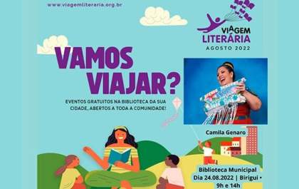 Birigui recebe 'Viagem Literária' nesta quarta