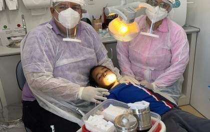 Trailer Odontológico realiza atendimento de crianças em CEI de Três Lagoas
