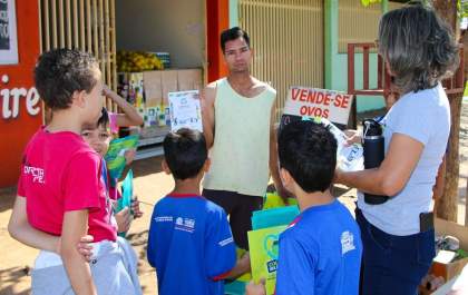 Meio Ambiente, PMA e Patrulha Florestinha promovem conscientização