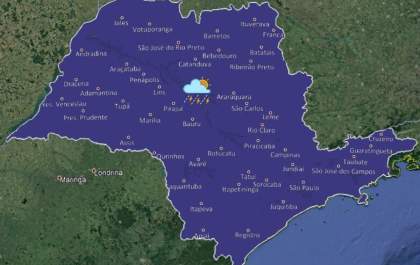 Clima: Araçatuba terá chuva e calor nesta semana