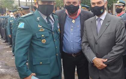 Polícia Militar do Estado homenageia autoridades de Três Lagoas