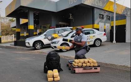 Casal de Goiânia é flagrado pelo TOR com 29 tijolos de maconha