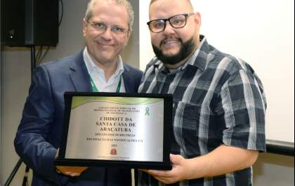 Santa Casa de Araçatuba recebe prêmio por desempenho em doações de órgãos