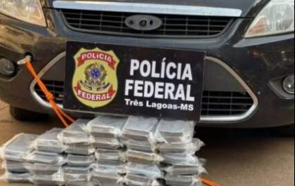 Casal é preso com 32 kg de cocaína em tanque de carro em Três Lagoas