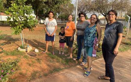 GS Inima Samar destaca cuidado de moradoras com praça no bairro Hilda Mandarino