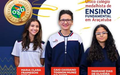 Alunos conquistam medalha na Olimpíada Brasileira de Geografia&nbsp;
