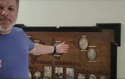 Guto Marão anuncia restauração de quadro histórico do Legislativo Municipal