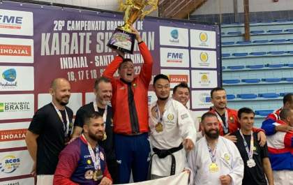 Caratê de Araçatuba conquista 31 medalhas e é campeão brasileiro