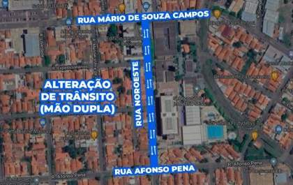 Prefeitura de Birigui suspende alteração no trânsito da rua Noroeste