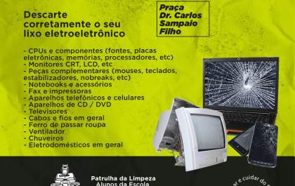 Penápolis terá Dia D para descarte de lixo eletroeletrônico