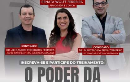 Andradina terá curso dia 5 de novembro sobre “O poder da autorresponsabilidade”