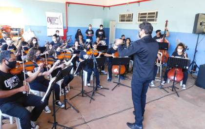 Orquestra Jovem de Ilha Solteira se apresenta na Semana da Juventude