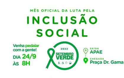Birigui terá passeio ciclístico “Setembro Verde” pela inclusão