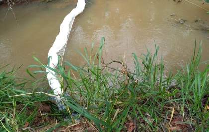 Cetesb recomenda que não se use água do ribeirão Lajeado para irrigação e servir a animais