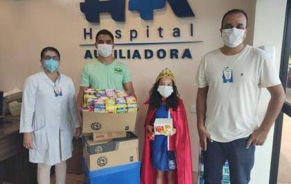 Gincana da primavera da escola “Ramez Tebet” arrecadou alimentos, gelatinas e materiais recicláveis