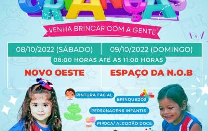 Prefeitura de Três Lagoas promove Festa das Crianças neste final de semana