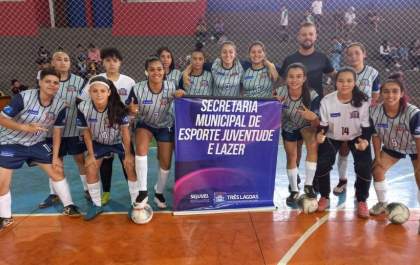 Três Lagoas foi campeã da etapa Quirinópolis de futsal feminino